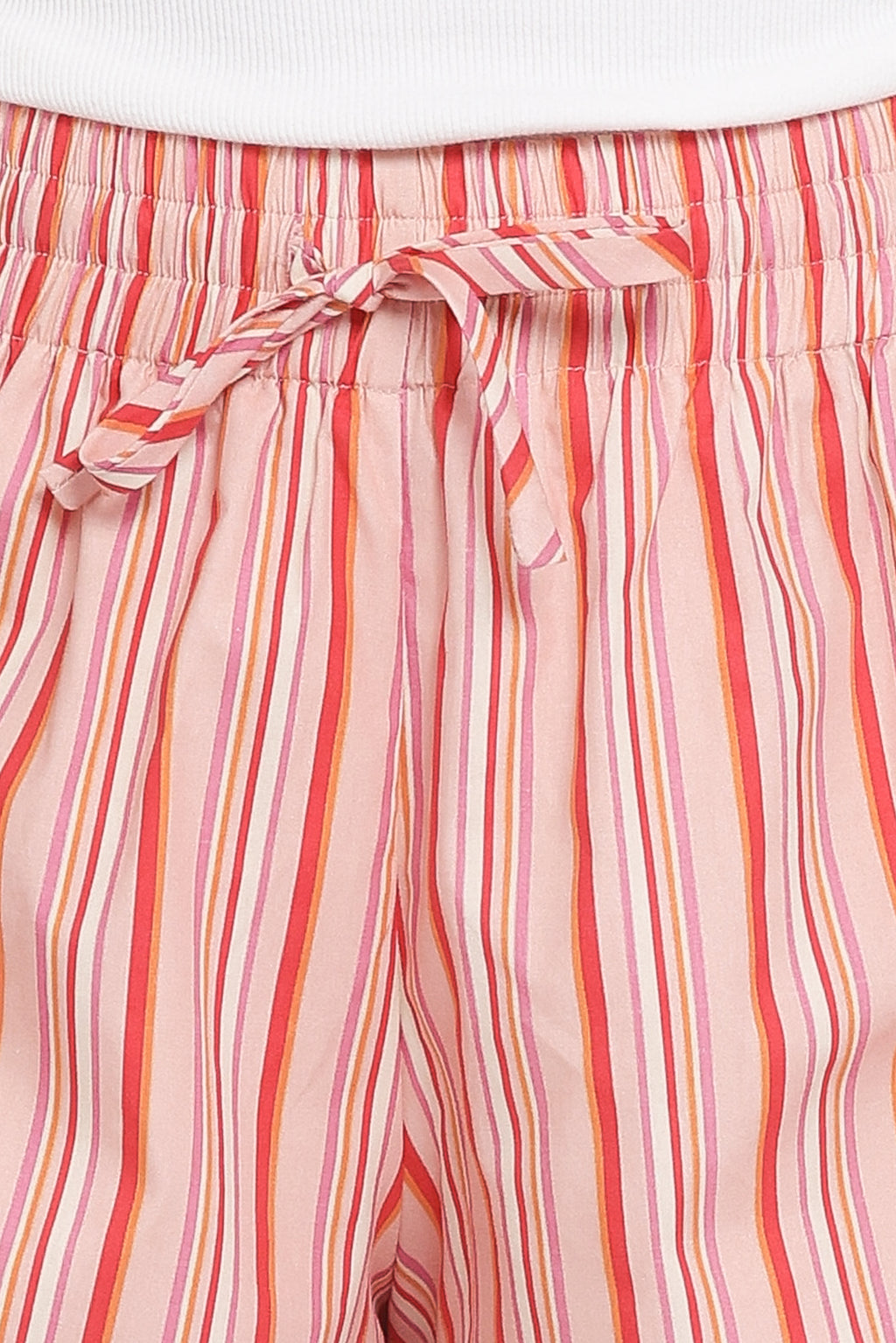 Mattina Shorts - Peach Stripe
