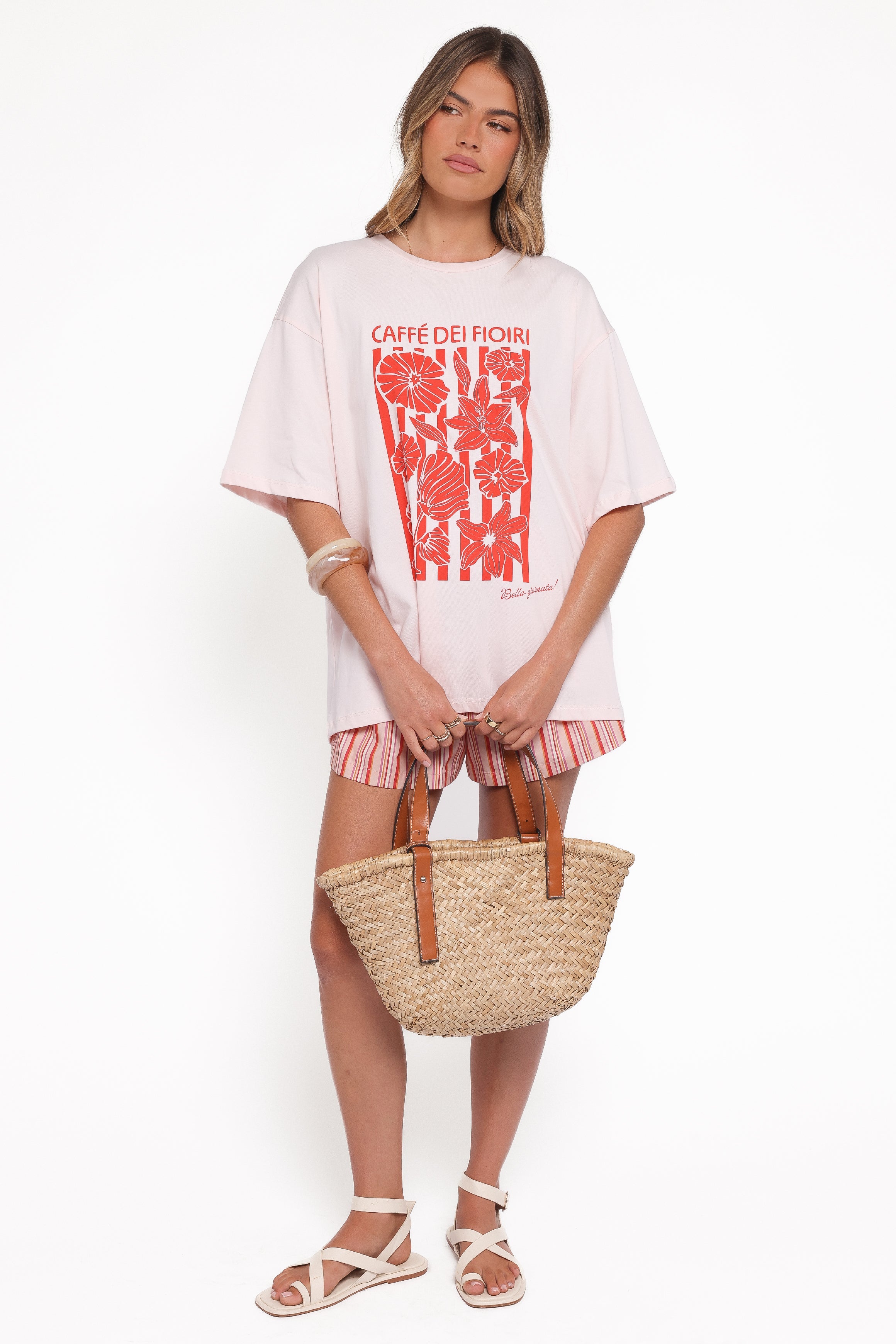 Caffe Dei Fiori Tee - Pink